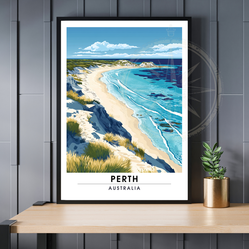 Affiche Perth | Wandposter Australien | Poster Australien