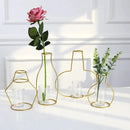 Nordic Iron Flower Vase – Minimalist Metal Vase Decor