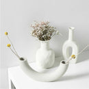 Nordic Ceramic Vase – Modern Decorative Vase for Living Room