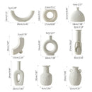 Nordic Ceramic Vase – Modern Decorative Vase for Living Room