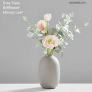 Modern Clear Glass Vase – Minimalist Flower Vase for Home