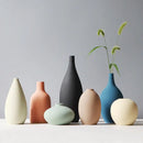 Nordic Ceramic Vase Set – Minimalist Home Decor Pieces